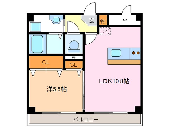 ラヴィータ野並の物件間取画像